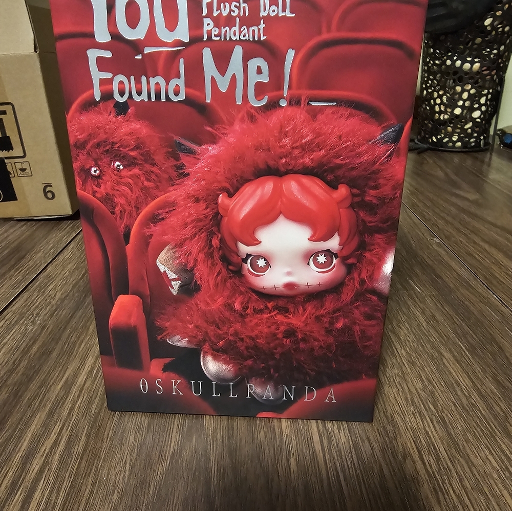 Skullpanda You Found Me! Plush Doll Pendant